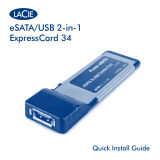 LaCie eSATA/USB Card Guida d'installazione