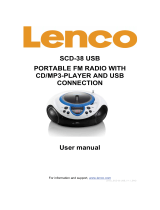 Lenco SCD-38 USB Manuale utente