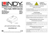 Lindy 300m Fibre Optic HDMI 2.0 10.2G Extender Manuale utente