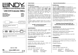 Lindy 300m USB Cat.5 Extender HID Manuale utente