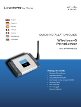 Linksys WPSM54G - Wireless-G PrintServer With Multifunction Printer Support Print Server Manuale del proprietario