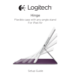 Logitech Hinge Flexible case for iPad Air Guida d'installazione