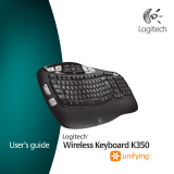 Logitech K350 - Wireless Keyboard Manuale utente