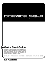 M-Audio FireWire Solo Manuale del proprietario