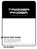 M-Audio Trigger Finger Manuale utente
