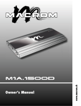 Macrom M1A.1500D Manuale utente