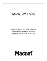 Magnat Quantum 6725 A Manuale del proprietario