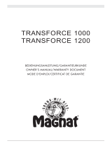 Magnat Transforce 1200 Manuale del proprietario