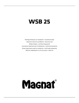 Magnat WSB 225 Manuale del proprietario