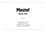 Magnat  MCD 750 Manuale del proprietario