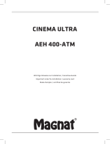 Magnat Audio Cinema Ultra AEH 400-ATM Manuale del proprietario
