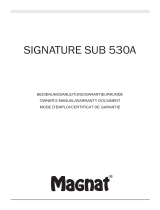 Magnat Audio Signature Sub 530A Manuale del proprietario