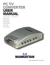 Manhattan PC TV Converter Manuale utente