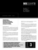 MB QUART DKE168 Manuale utente