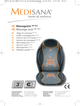 Medisana Massagekussen MC 810 Manuale del proprietario