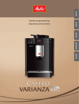 Melitta CAFFEO® Varianza® CSP Operating Instructions Manual