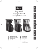 Melitta Easy Therm & EasyTop® Therm & EasyTop® Therm Steel 1010 Manuale del proprietario