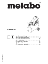 Metabo Compressor Pump Classic 8 Istruzioni per l'uso