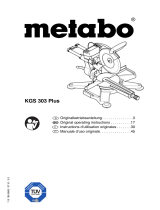 Metabo KGS 303 PLUS Manuale del proprietario