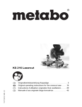 Metabo KS216M Guida utente