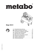 Metabo Mega 350 D Istruzioni per l'uso