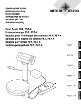 Mettler Toledo PS7, PS7-X Paint Scale Istruzioni per l'uso