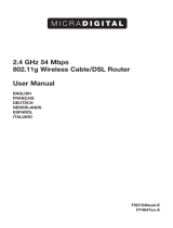 MICRADIGITAL 802.11g Manuale utente