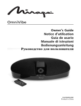 Mirage Loudspeakers OmniVibe Manuale utente