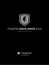 Mophie Juice pack plus iPhone 5 Manuale utente