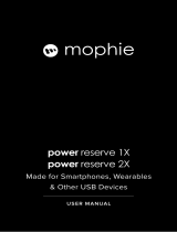 Mophie power reserve 2x Manuale utente