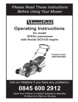 Mountfield SP535HWV Istruzioni per l'uso