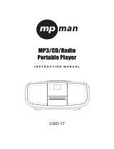 MPMan CSD17 Manuale utente
