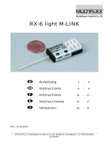 MULTIPLEX Empfaenger Rx 6 Light Micro Manuale del proprietario