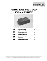 MULTIPLEX PROFI CAR 403 Manuale del proprietario