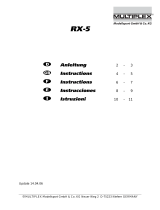 MULTIPLEX Rx 5 Manuale del proprietario