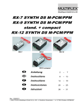 MULTIPLEX Rx 7 9 12 Mpcm Manuale del proprietario