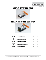 MULTIPLEX Rx 7 U 7 Ds Ipd Manuale del proprietario