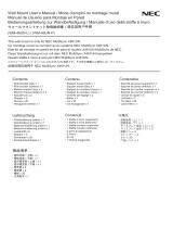 NEC WM-46UN-L Manuale utente
