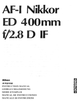 Nikon AF-I NIKKOR ED 400MM F / 2.8D IF Manuale utente