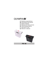 Olympia PS 36 Manuale del proprietario