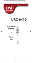 One For All URC 6410 Manuale utente