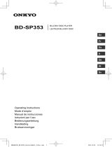 ONKYO BD-SP353 Manuale del proprietario