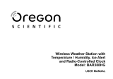 Oregon Scientific BAR388HG Manuale utente
