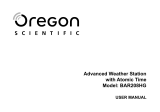 Oregon Scientific 086L005036-017 Manuale utente