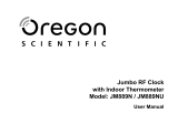 Oregon Scientific JM889N / JM889NU Manuale utente