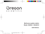 Oregon Scientific RAA501H Manuale utente