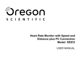 Oregon Scientific SE833 Manuale utente