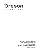 Oregon Scientific WMR100 Manuale utente