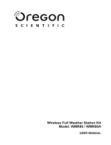 Oregon Scientific WMR80 / WMR80A Manuale utente