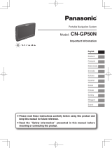 Panasonic STRADA CN-GP50N Istruzioni per l'uso